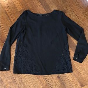 Club Monaco Silk Lace Top | Party Special Occasion | Size S